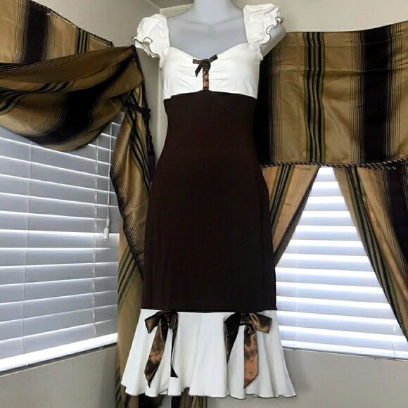 Vintage Retro Handmade Style Wiggle Dress Size M - Picture 1 of 7